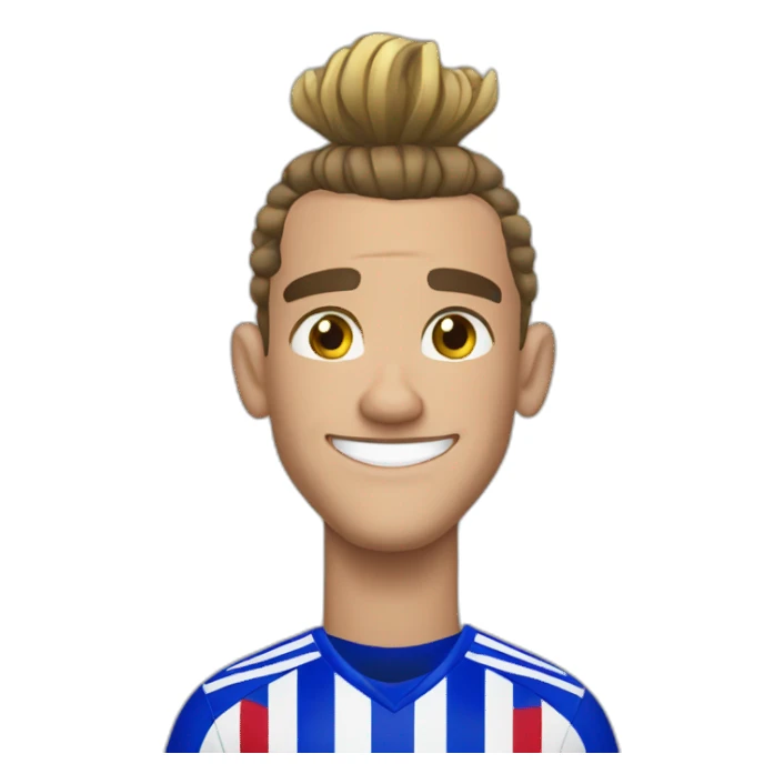 Griezmann porte Ronaldo sticker