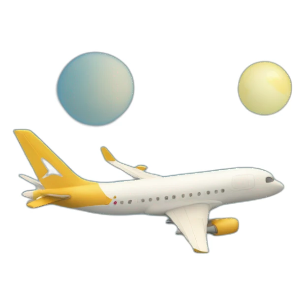 Airplane over bermuda sticker