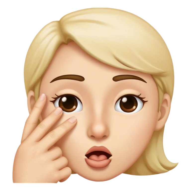 finger on nose calling dibs sticker