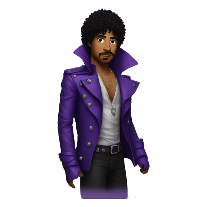 purple rain sticker