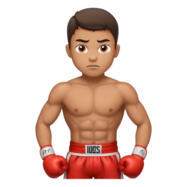 young boy professional boxer sticker