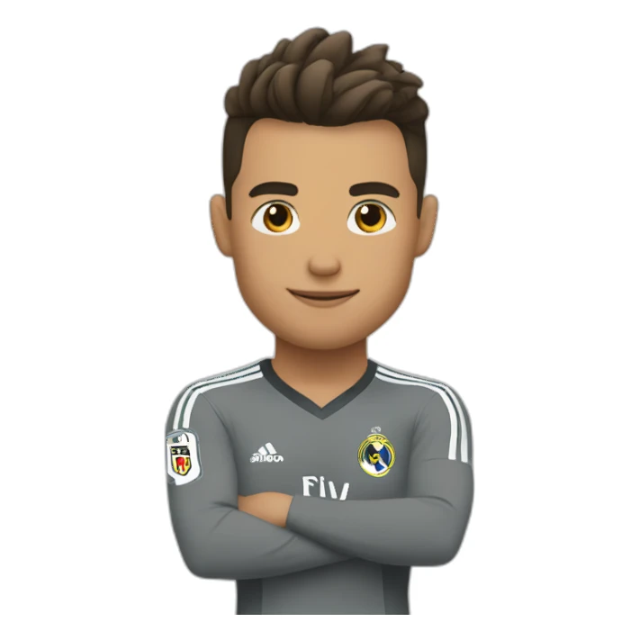 Ronaldo doing suiii pose sticker