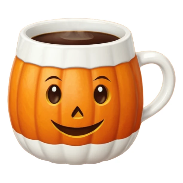 Pumpkin spice coffee Mug sticker