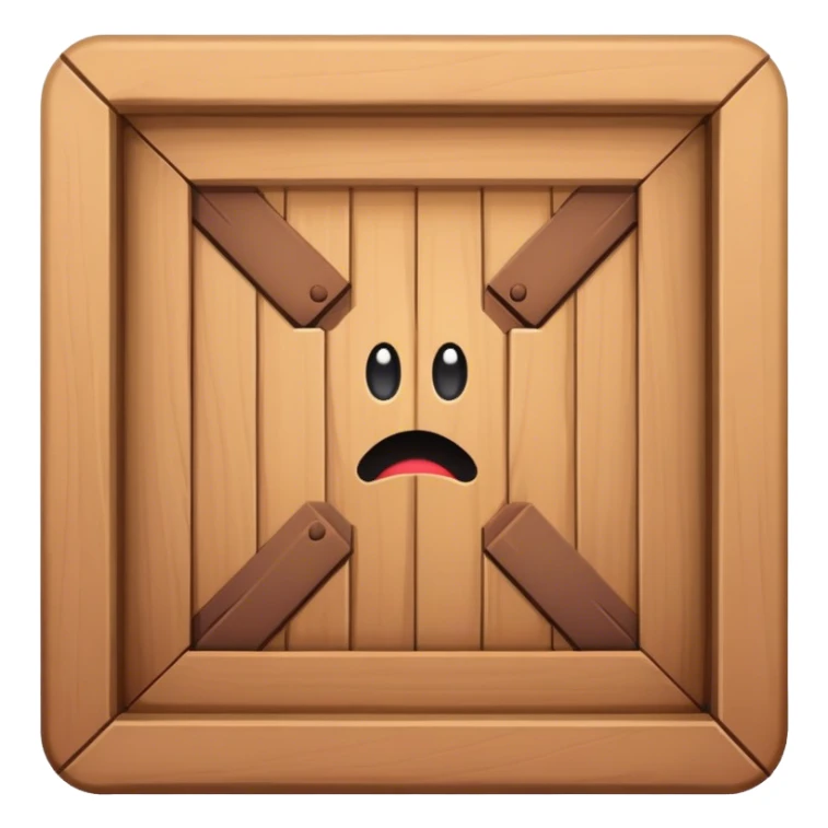 Trap door in the floor sticker