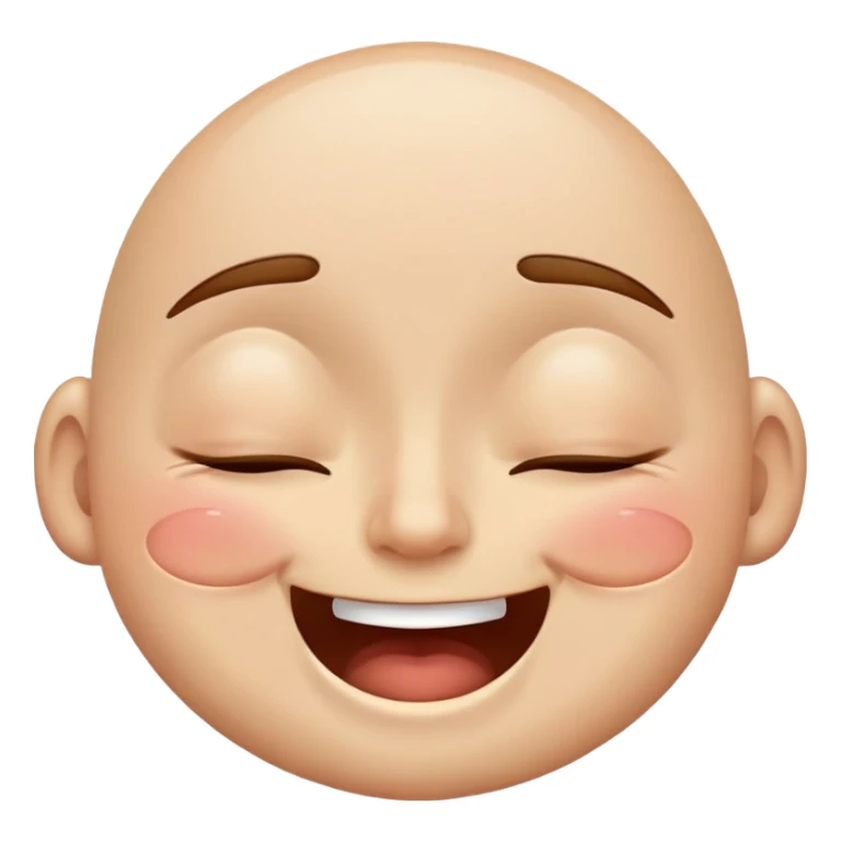 Laughing so hard that ur almost dying face sticker