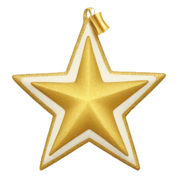 christmas decoration star sticker