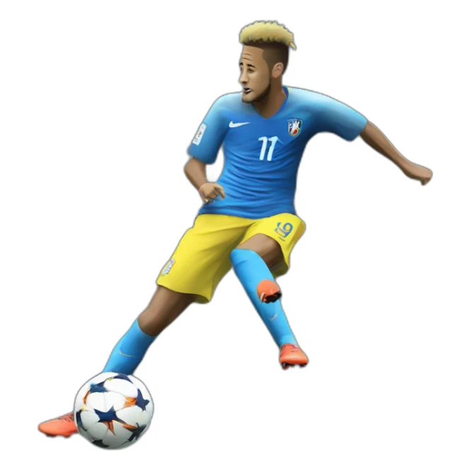 neymar making a goal sticker