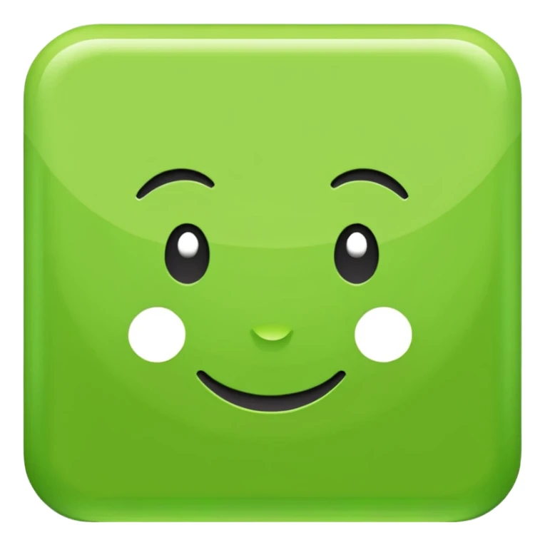 flat check in green sticker