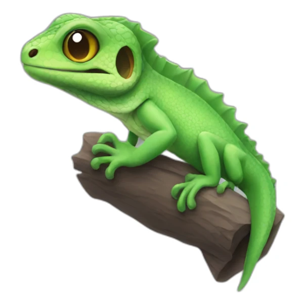 cute lizard sticker