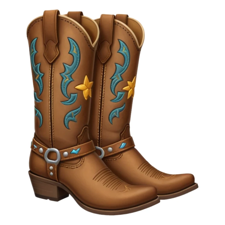 Cowboy boot sticker