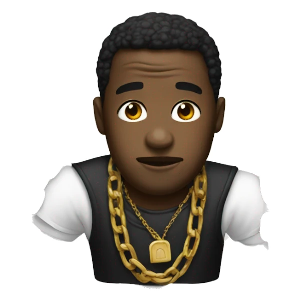 diddy with chain  sticker