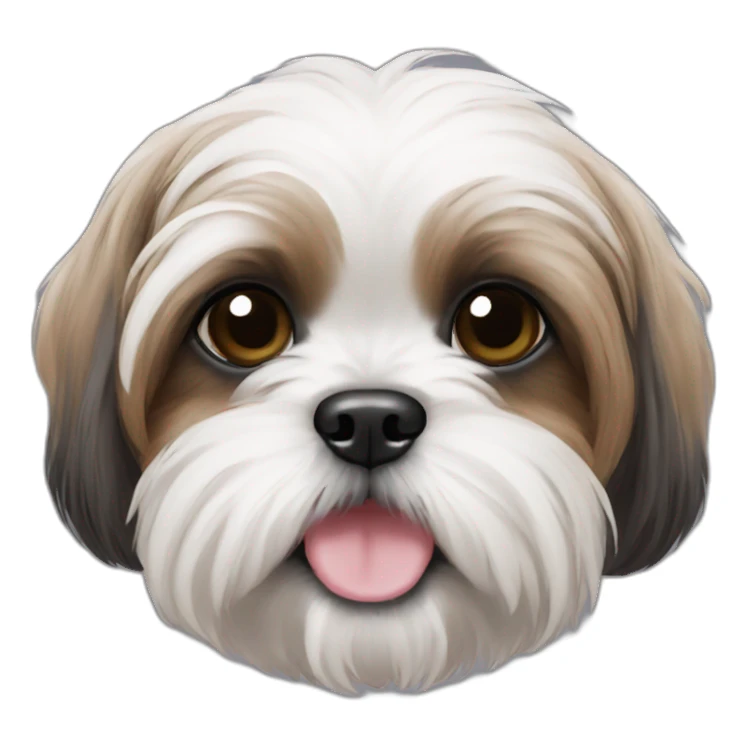 Shih tzu puppy sticker