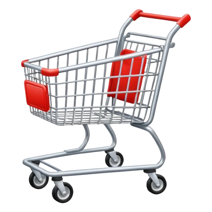 shopping cart sticker