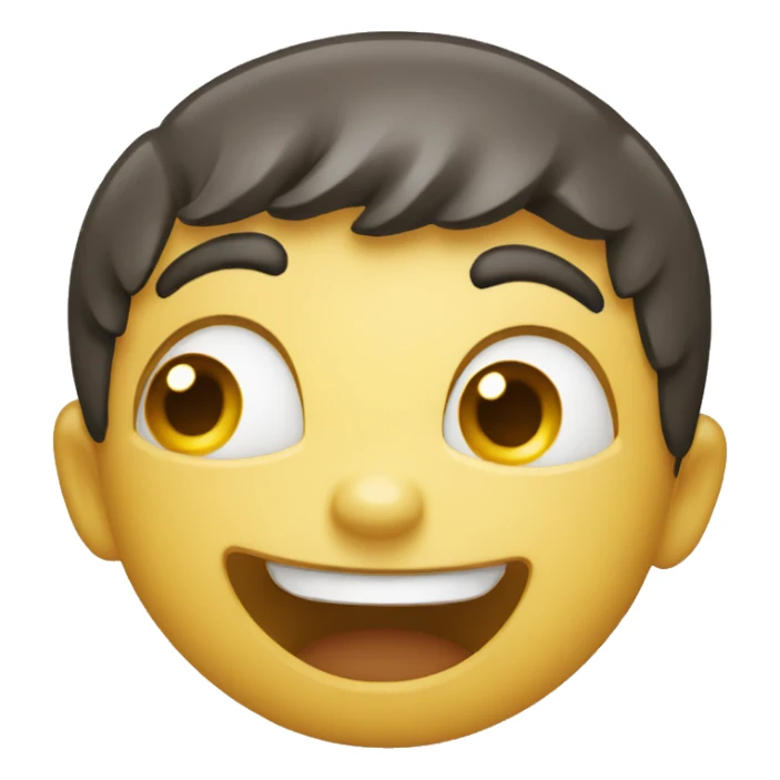 'Ahh' excited face expression sticker