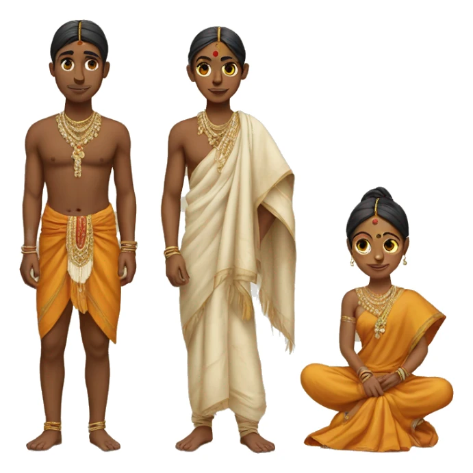 Indian Tradition Clothes  sticker