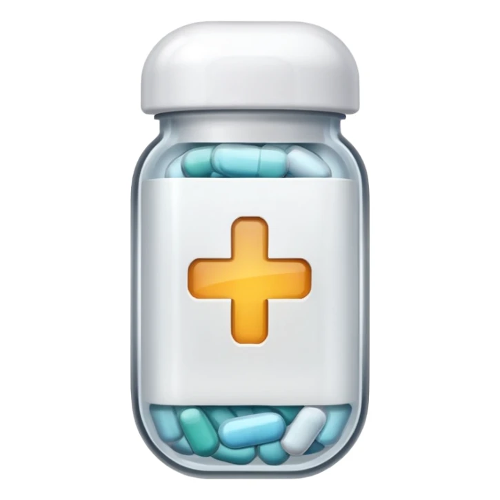 1 medicine capsule sticker
