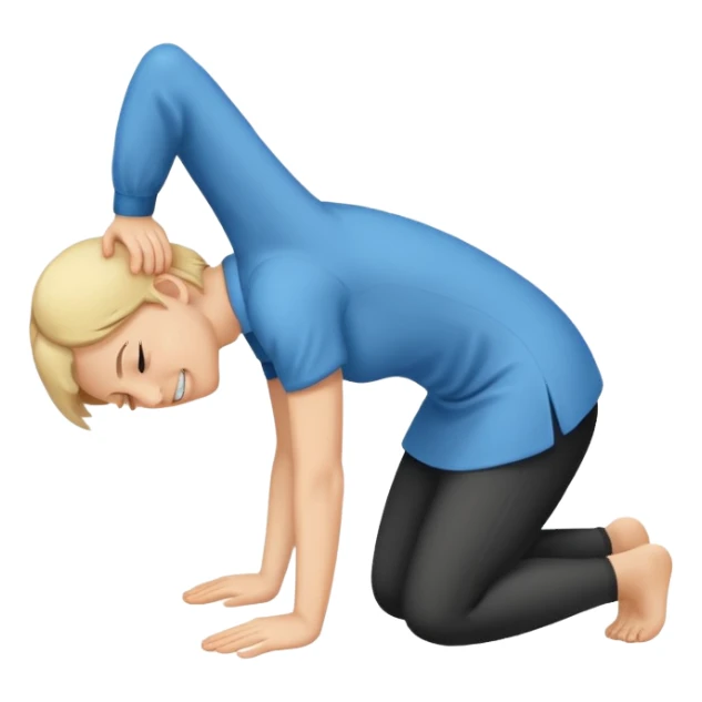 Curtsy emoji sticker