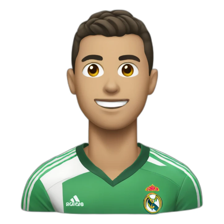 Ronaldo as number 7 sticker