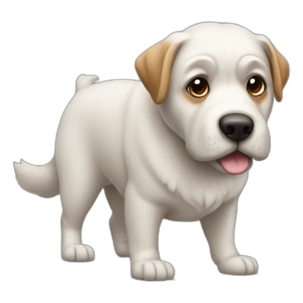 gros chiens enervé sticker