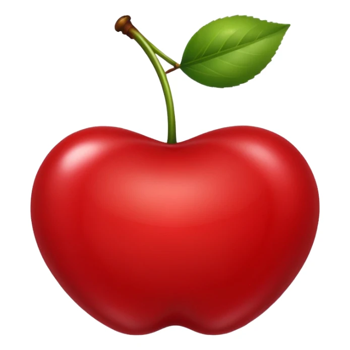 cherry fruit sticker