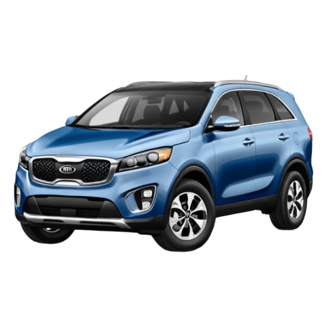 KIA Sorento  первое поколение  синий цвет sticker