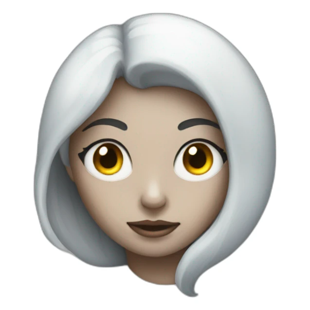 moon like a girl sticker