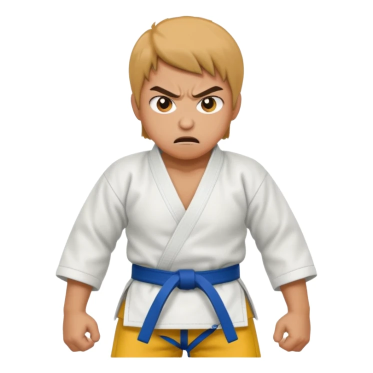 angry judo sticker