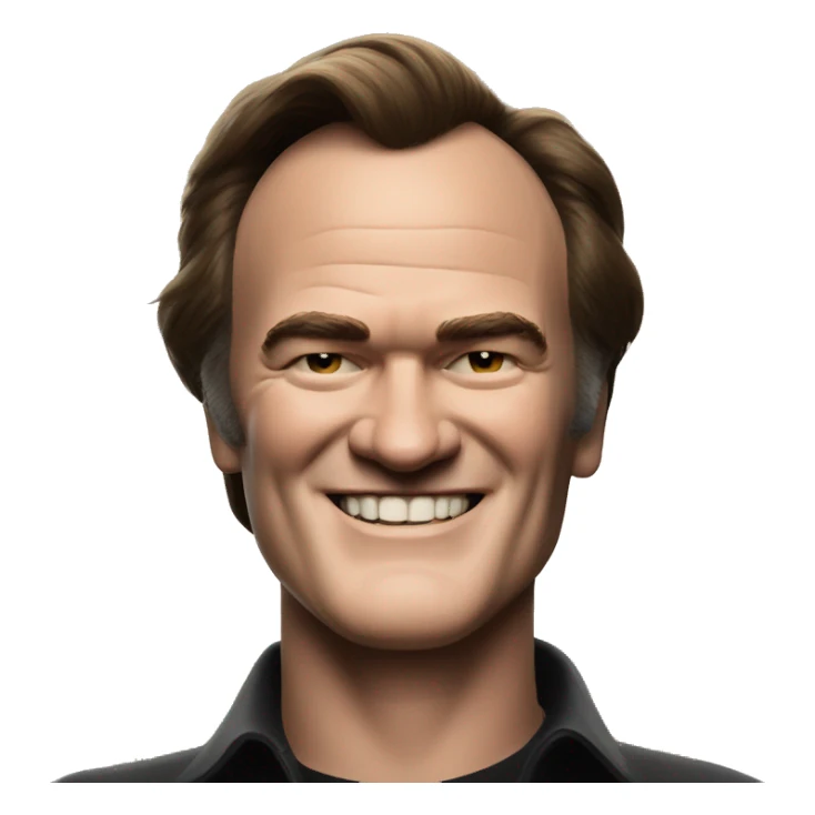Quentin Tarantino smiles sticker