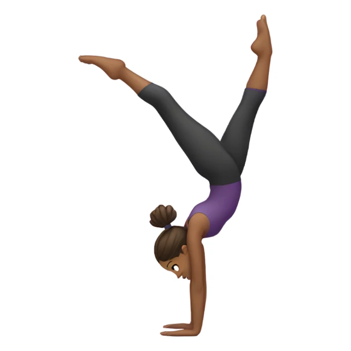 Girl doing the splits sticker