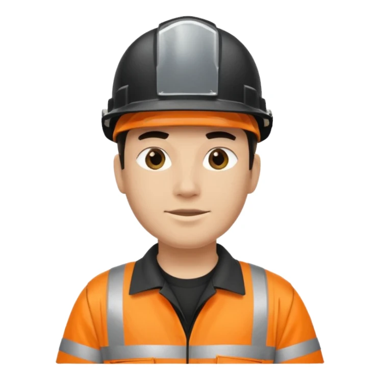 garbage man with black helmet sticker
