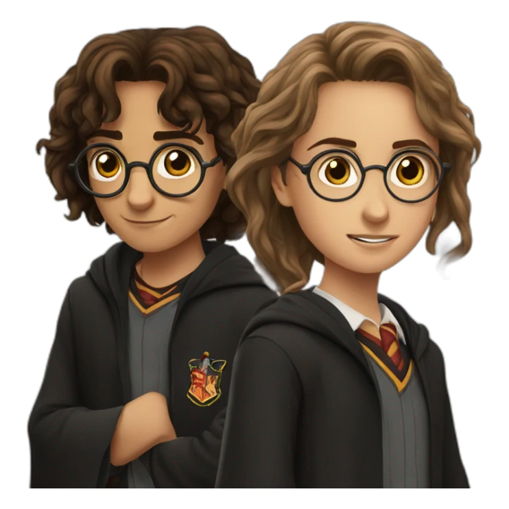 Harry Potter vs hermione sticker