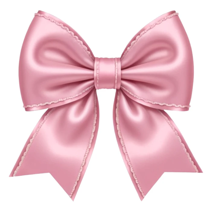 Cute pastel pink bow sticker