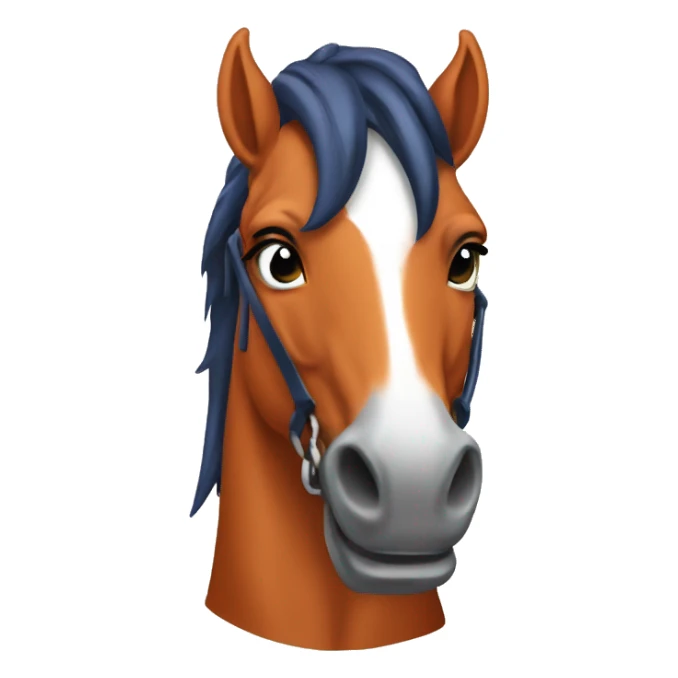 Denver broncos horse mascot  sticker