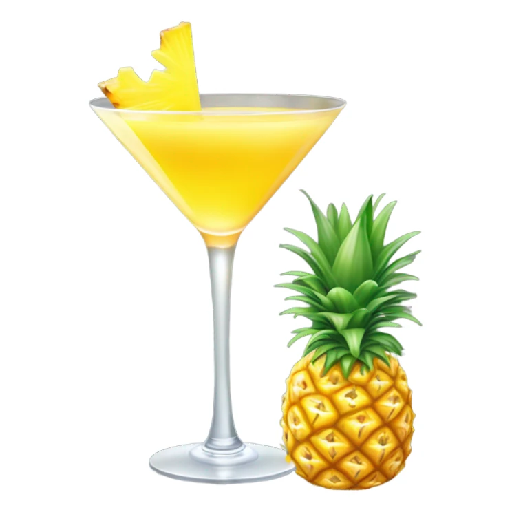 Pineapple martini sticker