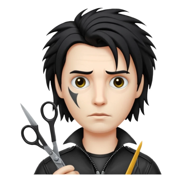 edward scissorhands emoji sticker