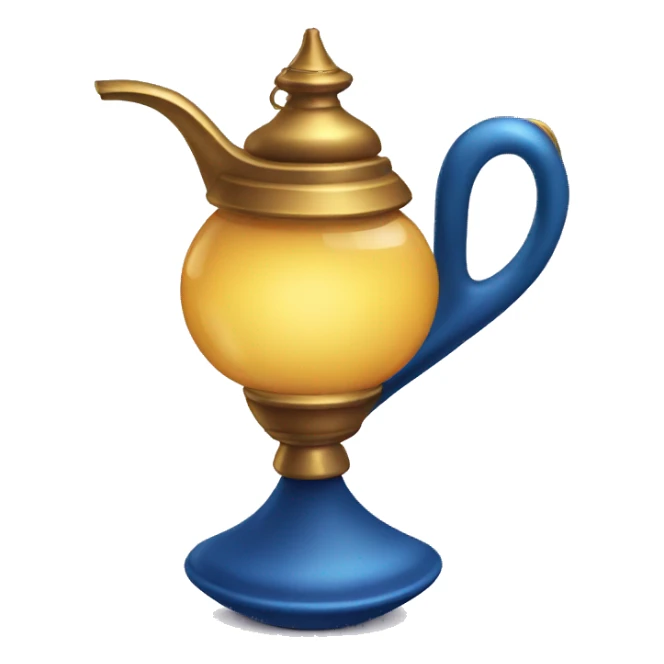 Aladdin lamp sticker