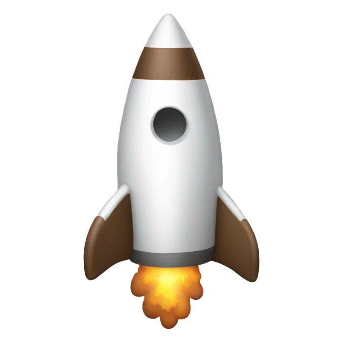 Poop rocket  sticker