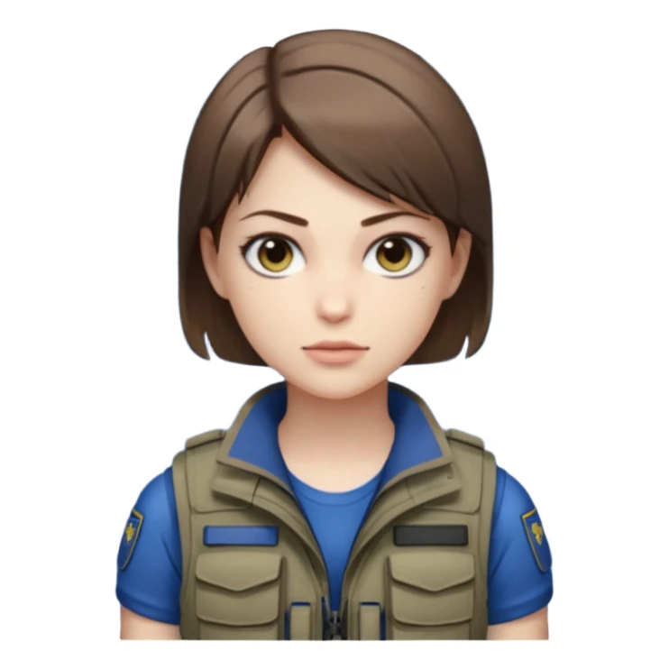 Jill Valentine resident evil sticker