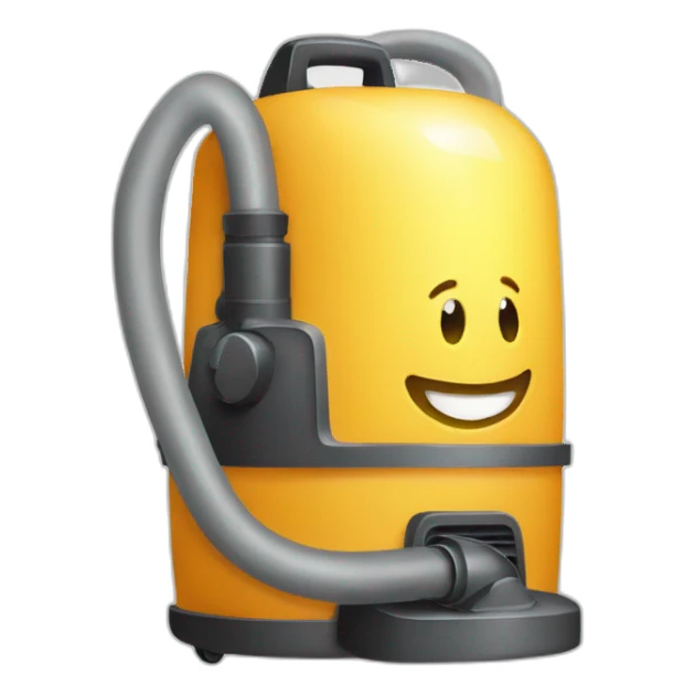 Vacuum cleaner bag sticker