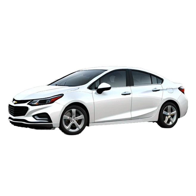 Chevrolet Cruze 2017 white alpine sticker