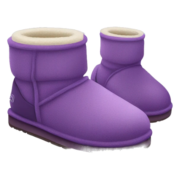 Purple Ugg slippers sticker