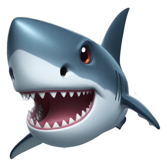shark head sticker