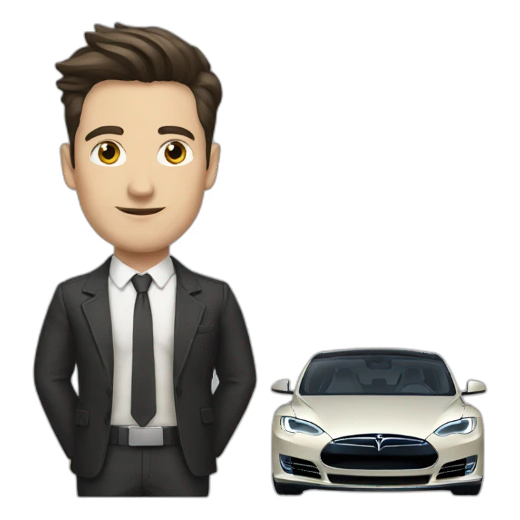 tesla sticker