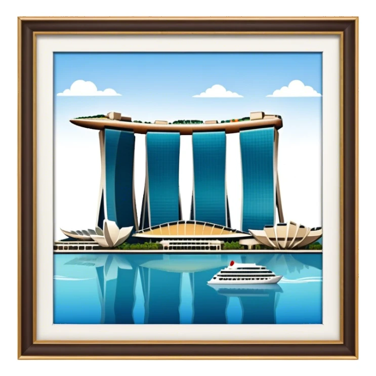 marina bay sands sticker