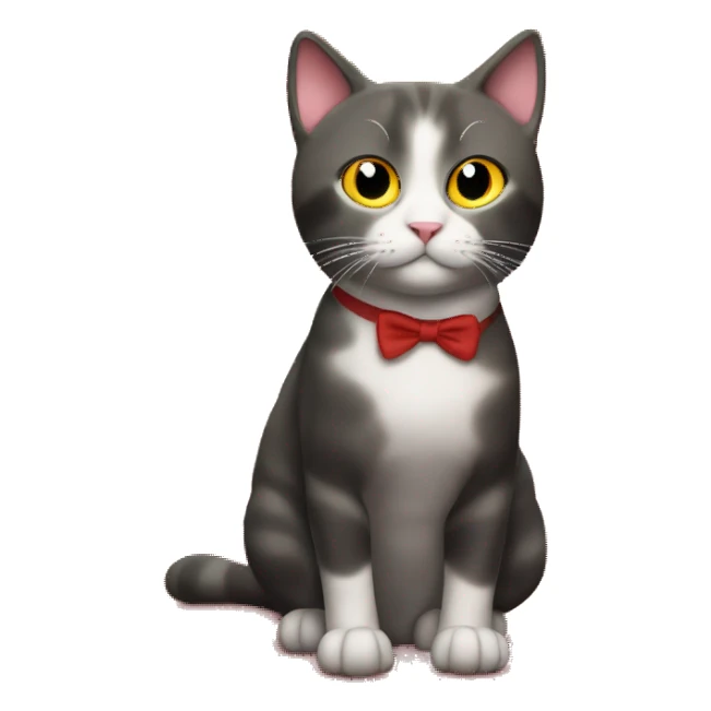 Cat on award show red carpet sticker