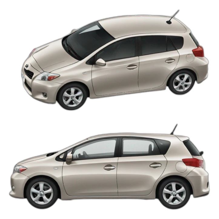 Toyota auris 2008 sticker