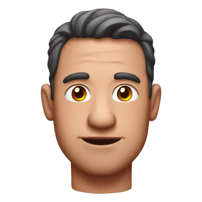 A man that looks like a pig sticker