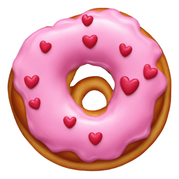 valentine donut sticker