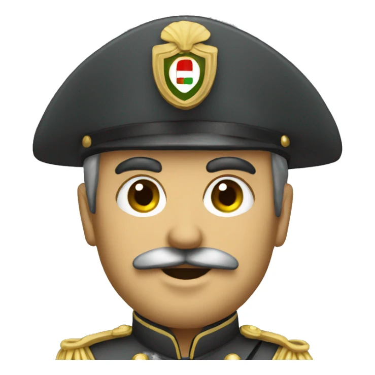 Italian commander sticker