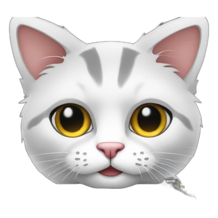 DJ cat with turntable sticker